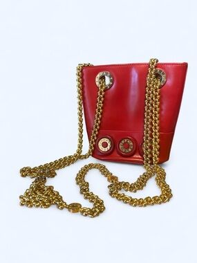 Vintage Tiffany & Co. red leather bucket/shoulder